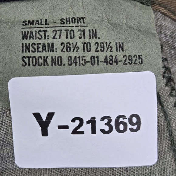 Propper Men Pants SMALL SHORT Green Cotton Nylon Cargo Camouflage Ripstop - Picture 2 of 11